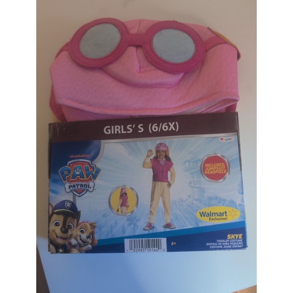 Paw Patrol Skye Costume Girls S (6/6X)